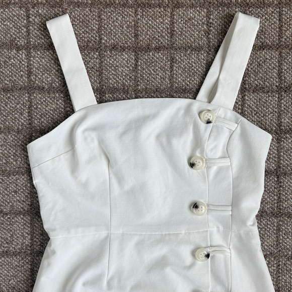 Women’s Finders Keepers White Mini dress with button detail Size L - Picture 2 of 7
